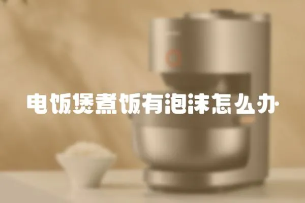 電飯煲煮飯有泡沫怎么辦