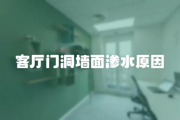 客廳門洞墻面滲水原因