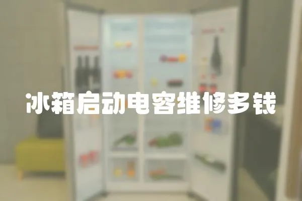 冰箱啟動電容維修多錢