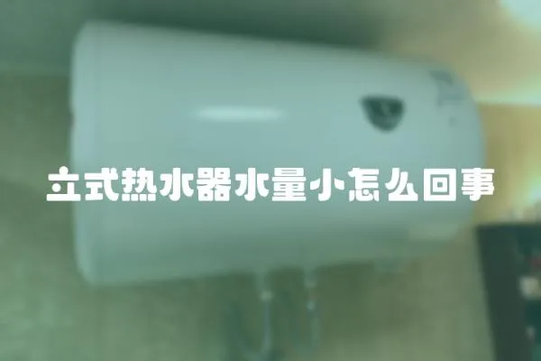 立式熱水器水量小怎么回事