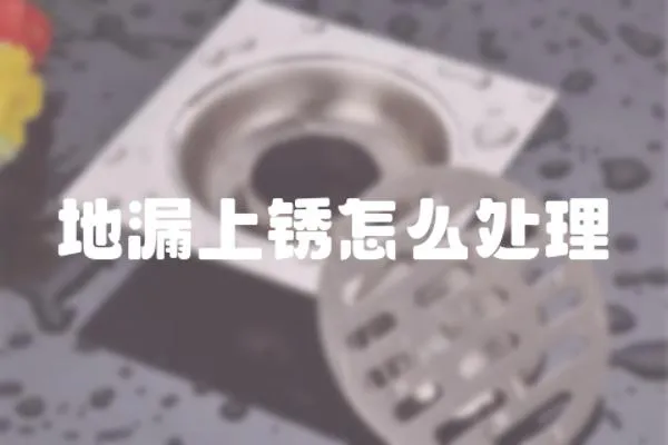 地漏上銹怎么處理