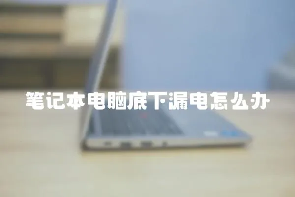 筆記本電腦底下漏電怎么辦