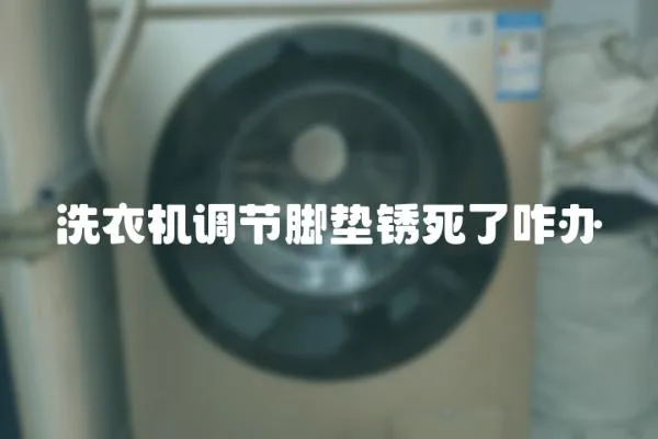 洗衣機調節腳墊銹死了咋辦