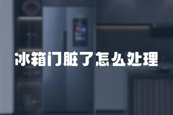 冰箱門臟了怎么處理