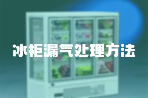 冰柜漏氣處理方法