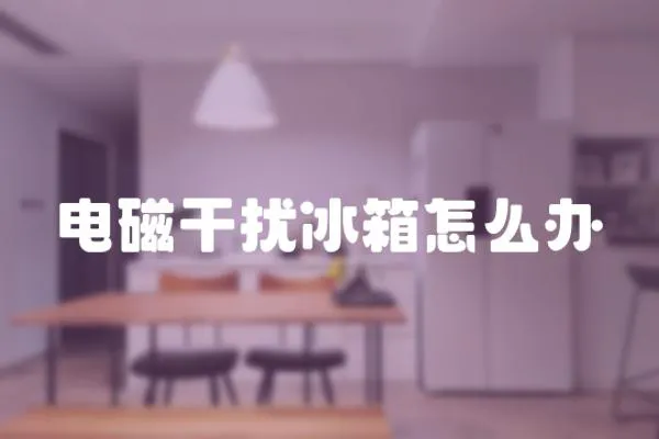 電磁干擾冰箱怎么辦