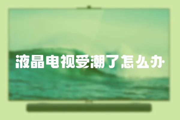 液晶電視受潮了怎么辦