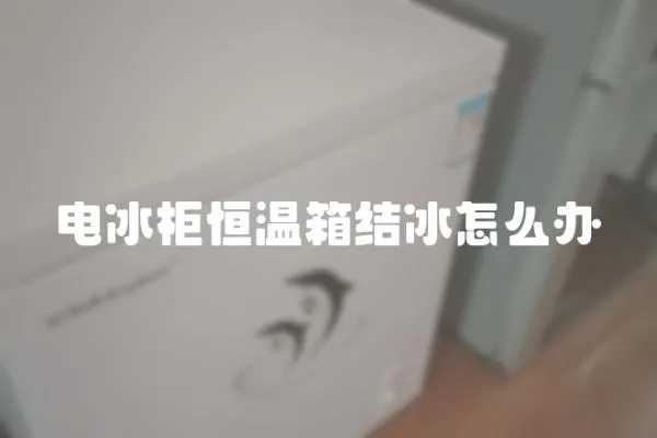 電冰柜恒溫箱結冰怎么辦