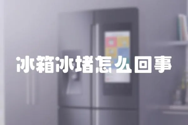 冰箱冰堵怎么回事