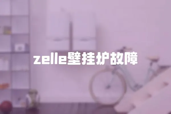 zelle壁掛爐故障