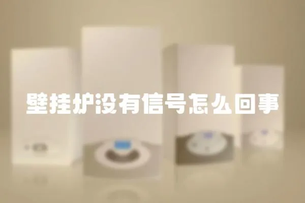 壁掛爐沒有信號怎么回事
