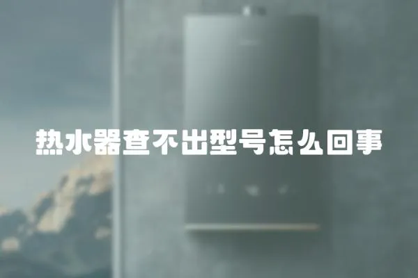 熱水器查不出型號怎么回事