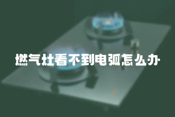 燃氣灶看不到電弧怎么辦
