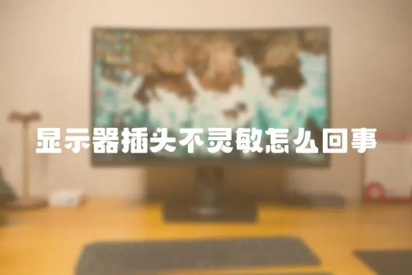 顯示器插頭不靈敏怎么回事