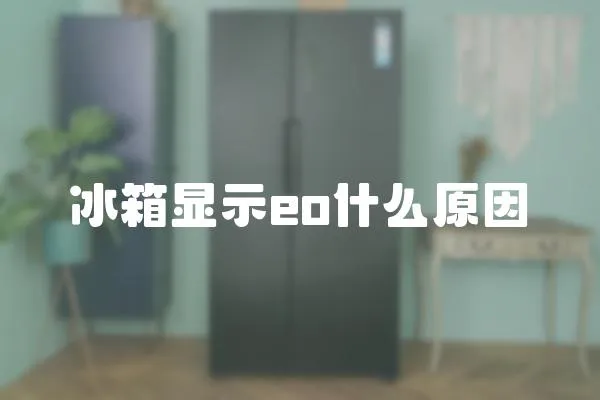 冰箱顯示eo什么原因