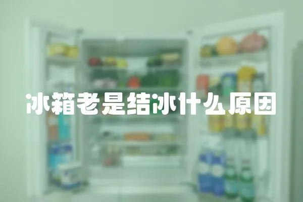 冰箱老是結冰什么原因
