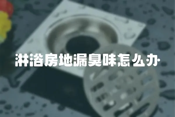淋浴房地漏臭味怎么辦