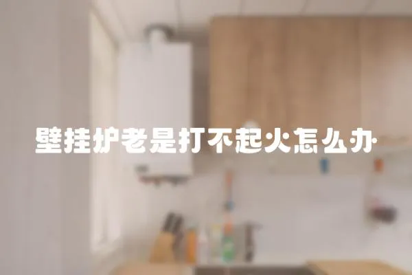 壁掛爐老是打不起火怎么辦