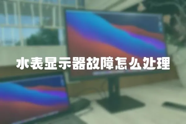 水表顯示器故障怎么處理