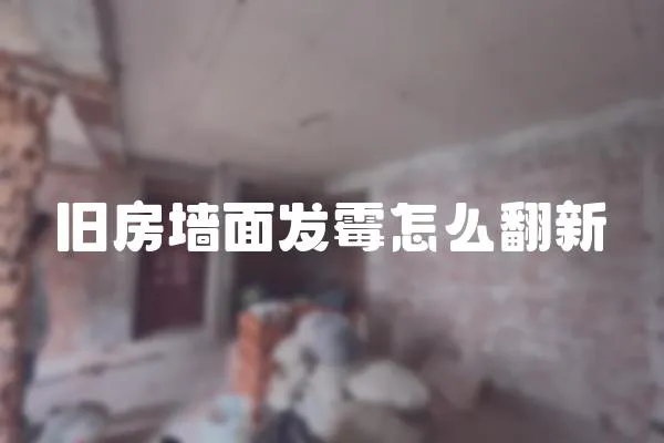 舊房墻面發霉怎么翻新