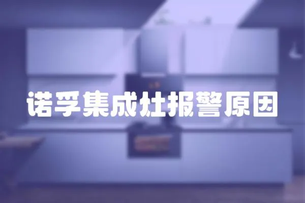 諾孚集成灶報警原因