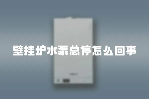 壁掛爐水泵總停怎么回事