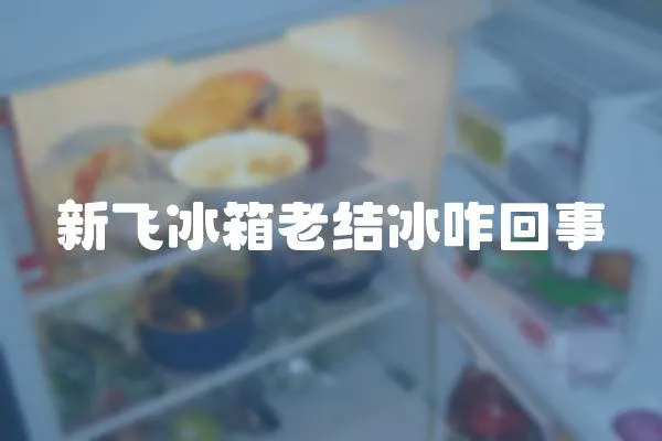 新飞冰箱老结冰咋回事