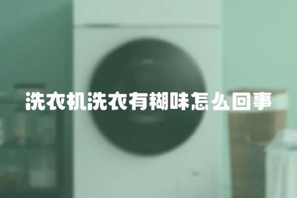 洗衣機(jī)洗衣有糊味怎么回事