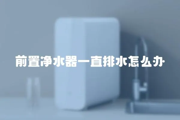 前置凈水器一直排水怎么辦