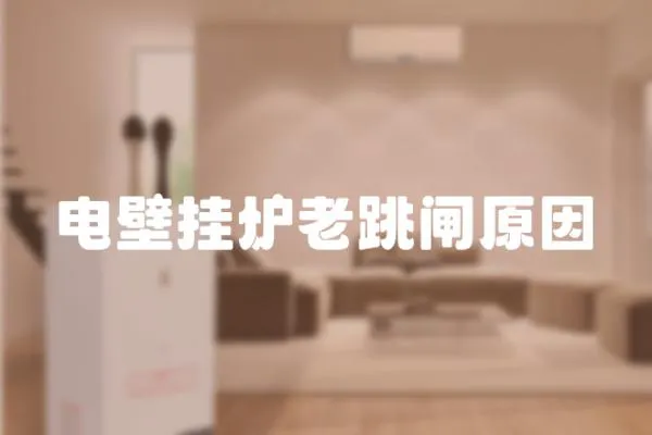 電壁掛爐老跳閘原因