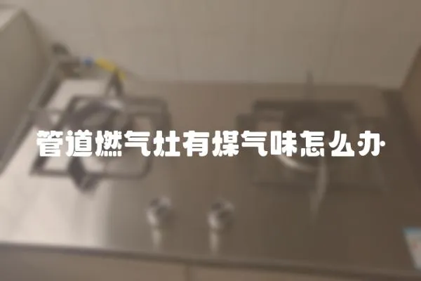 管道燃氣灶有煤氣味怎么辦