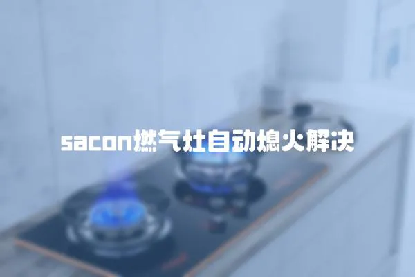 sacon燃氣灶自動熄火解決