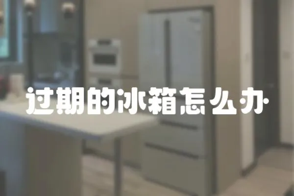 過期的冰箱怎么辦