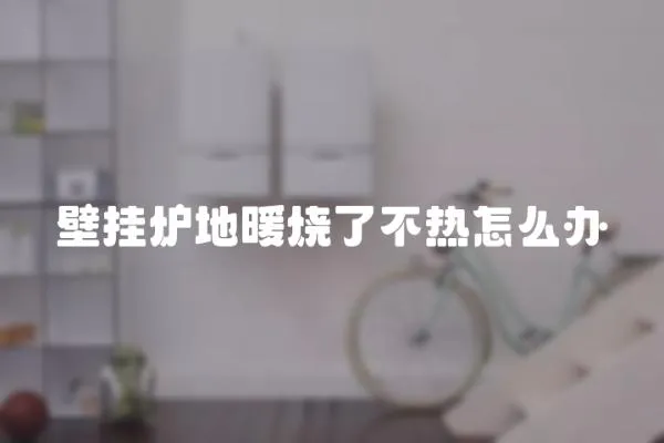 壁掛爐地暖燒了不熱怎么辦