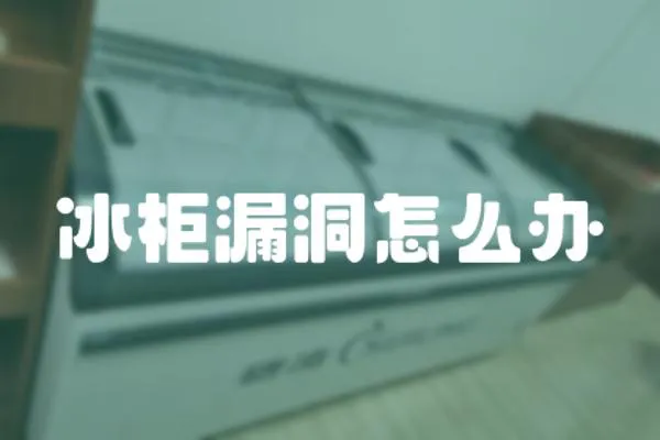 冰柜漏洞怎么辦