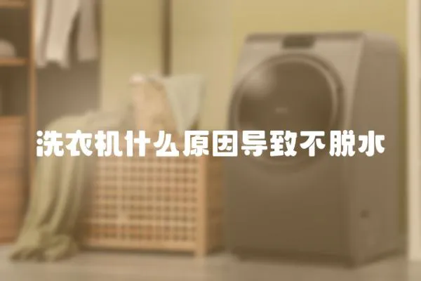 洗衣機什么原因導致不脫水