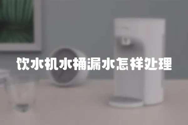 飲水機水桶漏水怎樣處理