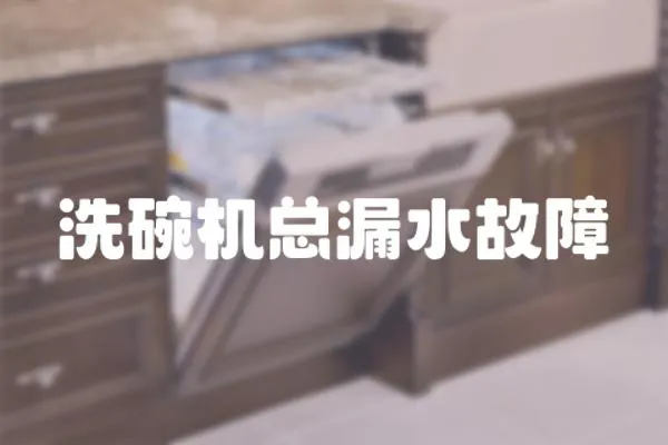 洗碗機總漏水故障