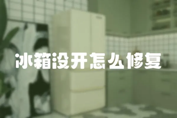 冰箱沒(méi)開(kāi)怎么修復(fù)