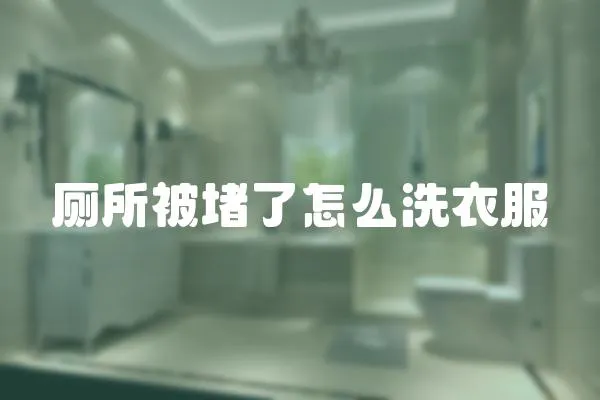 廁所被堵了怎么洗衣服