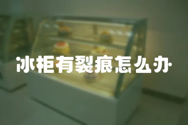 冰柜有裂痕怎么辦