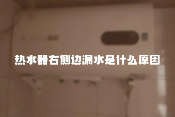 熱水器右側邊漏水是什么原因