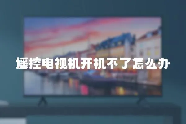 遙控電視機(jī)開機(jī)不了怎么辦