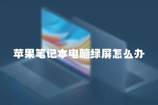 蘋(píng)果筆記本電腦綠屏怎么辦