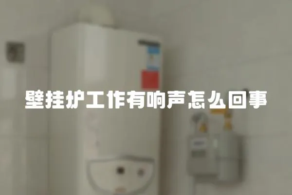 壁掛爐工作有響聲怎么回事