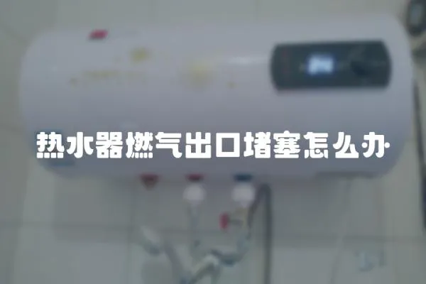 熱水器燃?xì)獬隹诙氯趺崔k