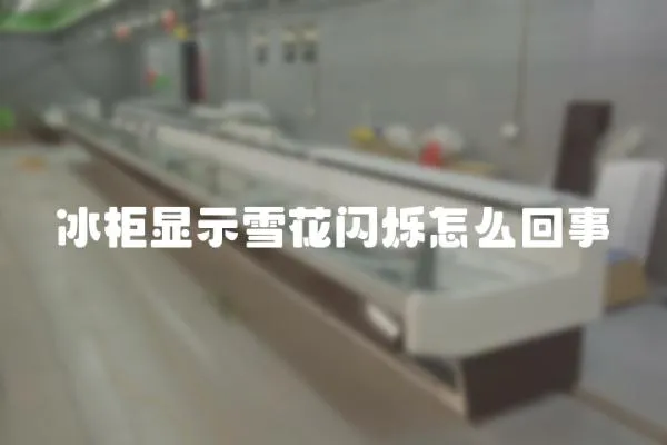 冰柜顯示雪花閃爍怎么回事