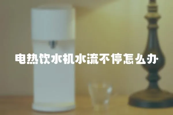 電熱飲水機(jī)水流不停怎么辦