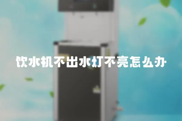 飲水機不出水燈不亮怎么辦