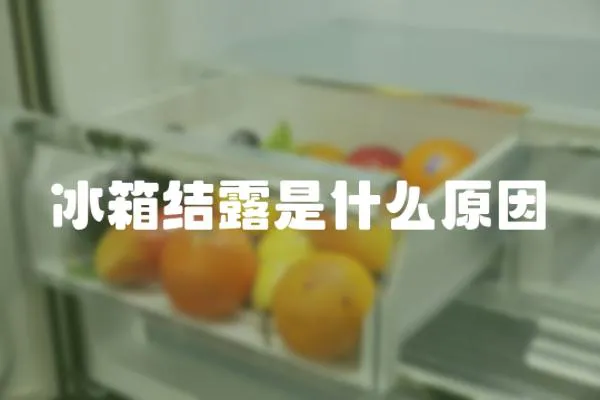 冰箱結露是什么原因